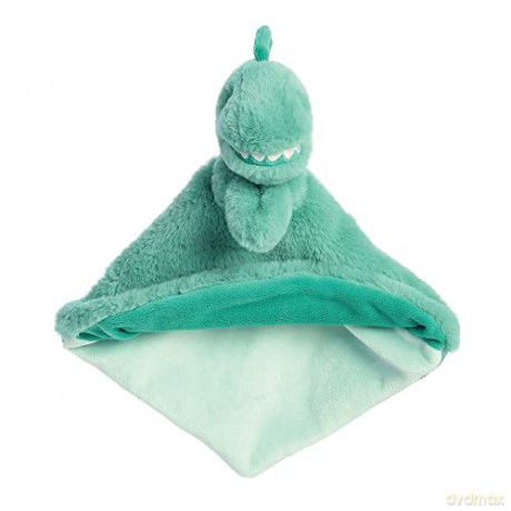 Aurora, 23326, ebba Baby Eco Ryker Rex Dragon Luvster Blanket, 12In, Recycled Soft Toy, Green