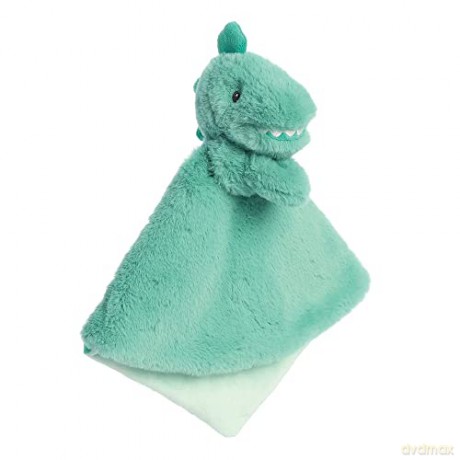 Aurora, 23326, ebba Baby Eco Ryker Rex Dragon Luvster Blanket, 12In, Recycled Soft Toy, Green