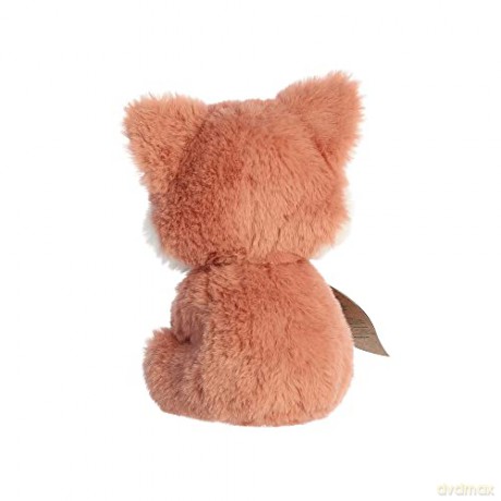 Aurora, 23365, ebba Baby Eco Francis Fox Kit Rattle, 6In, Recycled Soft Toy, Brown