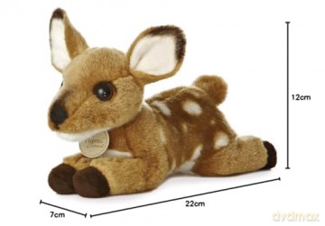 Aurora, 26165, MiYoni Fawn, 8In, Soft Toy, Brown