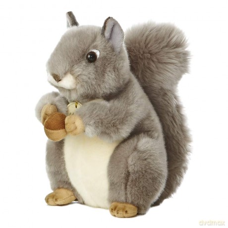 Aurora, 26172, MiYoni Squirrel, 10In, Soft Toy, Grey