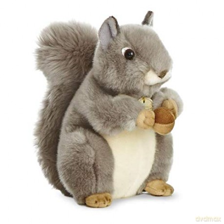 Aurora, 26172, MiYoni Squirrel, 10In, Soft Toy, Grey
