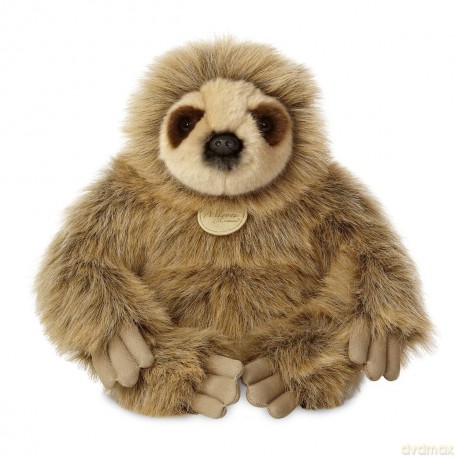 Aurora, 26215, MiYoni Sloth, 12In, Soft Toy, Brown