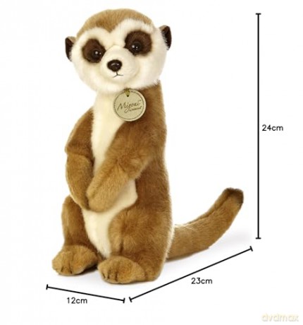 Aurora, 26228, MiYoni Meerkat, 10In, Soft Toy, Brown and White
