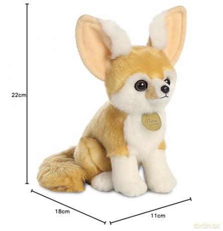 Aurora, 26268, MiYoni Fennec Fox, 9In, Soft Toy, Brown and white