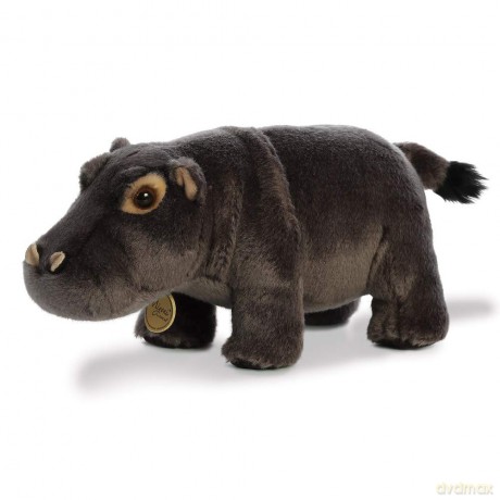 Aurora, 26289, MiYoni Hippopotamus, 10.5In, Soft Toy, Grey