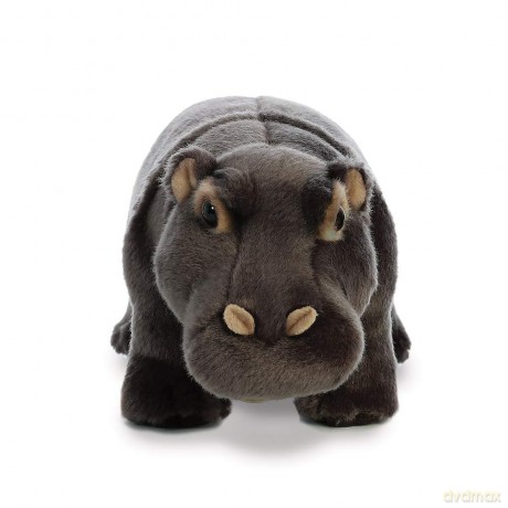 Aurora, 26289, MiYoni Hippopotamus, 10.5In, Soft Toy, Grey