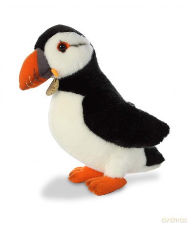Aurora, 26325, MiYoni Puffin, 10.5In, Soft Toy, Black and White