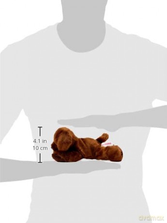 Aurora, 31257, Mini Flopsie Lil Lucky Chocolate Labrador, Soft Toy, Brown
