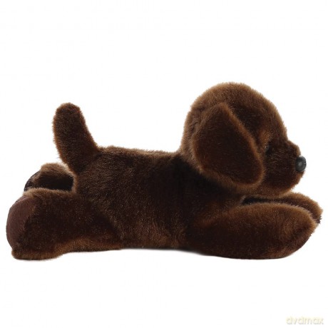 Aurora, 31257, Mini Flopsie Lil Lucky Chocolate Labrador, Soft Toy, Brown