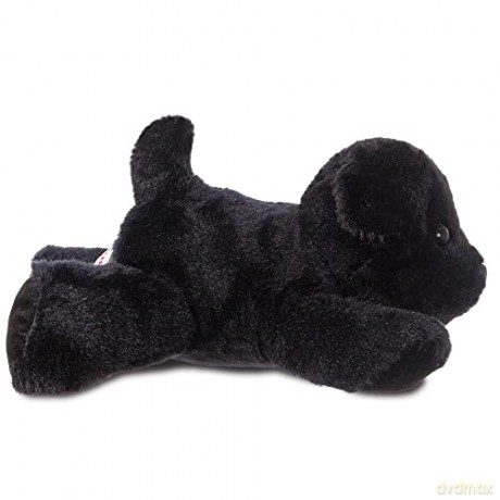 Aurora, 31295, Mini Flopsies Blackie Black Labrador Dog, 8in, Soft Toy, 8"