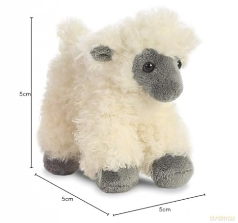 Aurora, 31376, Mini Flopsies Face Sheep, 8In, Soft Toy, White