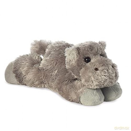 Aurora, 31385, Mini Flopsie Howie Hippo, 8In, Soft Toy, Grey