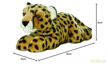 Aurora, 31425, Flopsie Cheetah, 12In, Soft Toy, Brown and Black