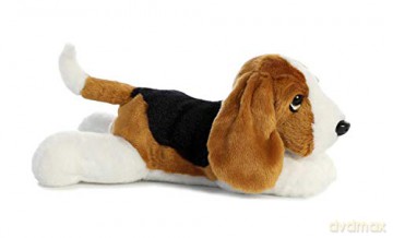 Aurora, 31567, Flopsies Basset Hound, 12In, Soft Toy, Multi-Coloured