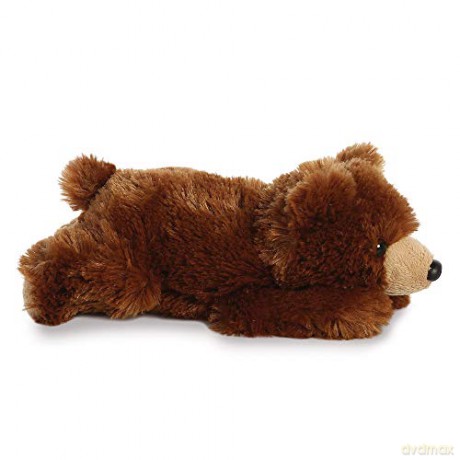 Aurora, 31740, Mini Flopsie Grizzly Bear, 8In, Soft Toy, Brown