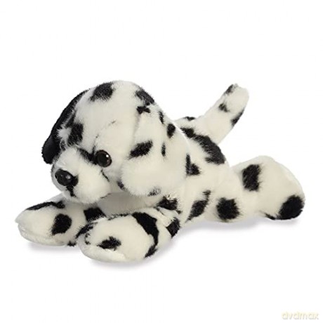 Aurora, 31821, Mini Flopsies Dipper Dalmatian Dog, 8In, Soft Toy, Black and White
