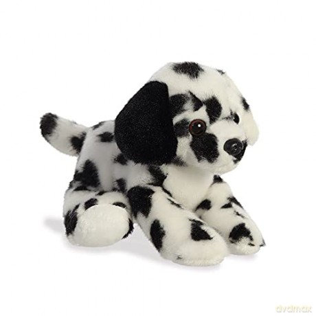Aurora, 31821, Mini Flopsies Dipper Dalmatian Dog, 8In, Soft Toy, Black and White