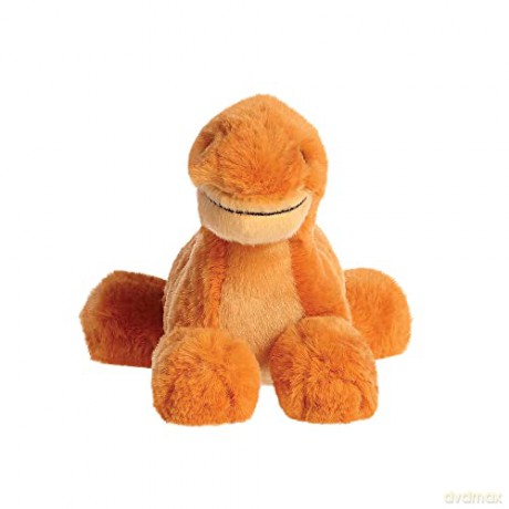 Aurora, 31862, Mini Flopsie Brontosaurus Dinosaur, 8In, Eco-friendly soft toy, Orange