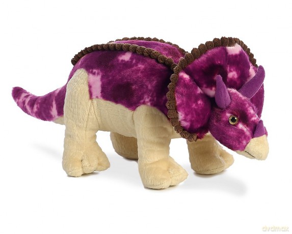 Aurora, 32117, Triceratops Dinosaur, 13In, Soft Toy, Purple