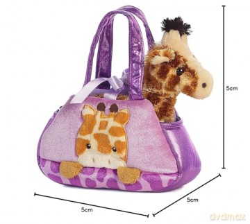 Aurora, 32768, Fancy Pal, Peek-a-Boo Giraffe, 8In, Soft Toy, Brown
