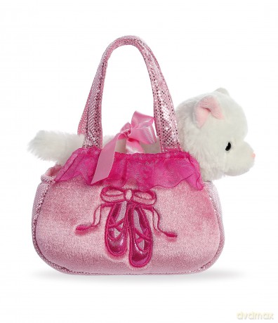 Aurora, 32828, Fancy Pal, Ballet Cat, 8In, Soft Toy, Pink and White