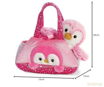 Aurora, 32832, Fancy Pal, Peek-A-Boo Penguin, 8In, Soft Toy, Pink