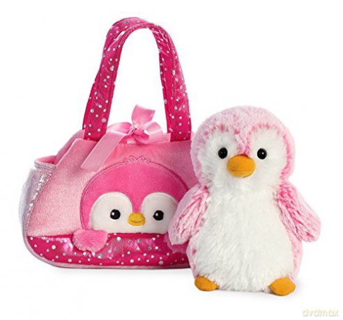 Aurora, 32832, Fancy Pal, Peek-A-Boo Penguin, 8In, Soft Toy, Pink