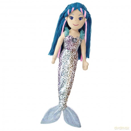 Aurora, 33067, Sea Sparkles Mermaid Nerine, 18In, Soft Toy, Blue