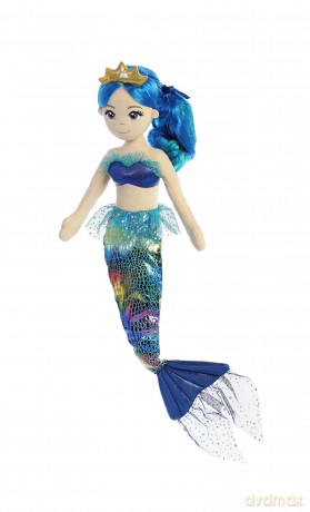Aurora, 33231, Sea Sparkles Rainbow Indigo, 18In, Soft Toy, Blue