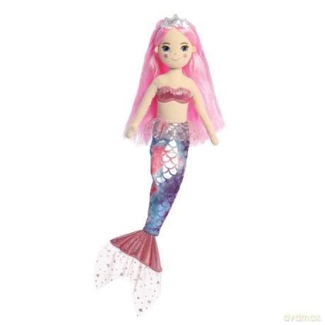 Aurora, 33349, Sea Sparkles Star Mermaid, 18In, Soft Toy, Pink
