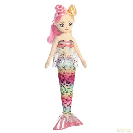 Aurora, 33358, Sea Sparkles Dulcinea Mermaid, 18In, Soft Toy, Multi-Coloured