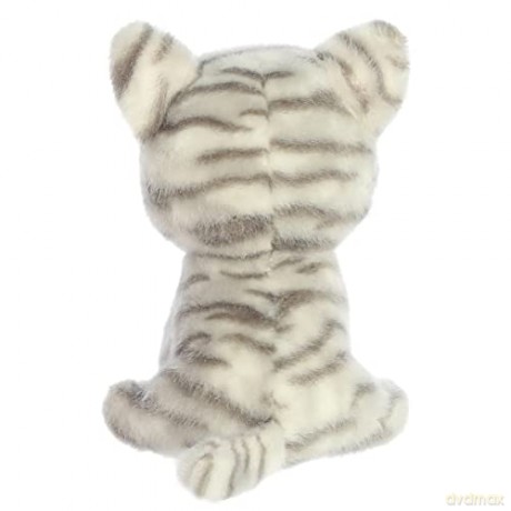 Aurora, 33754, Petites Misty Grey Tabby Cat, 7In, Soft Toy