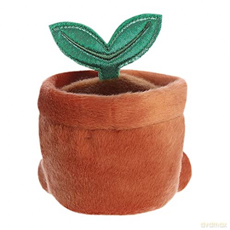 Aurora, 33793, Palm Pals Terra Potted Plant, 5In, Soft Toy, Brown