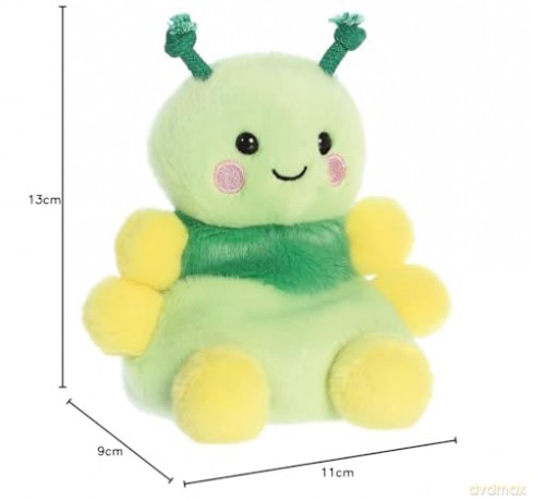 Aurora, 33794, Palm Pals Ivy Caterpillar, 5In, Soft Toy, Green