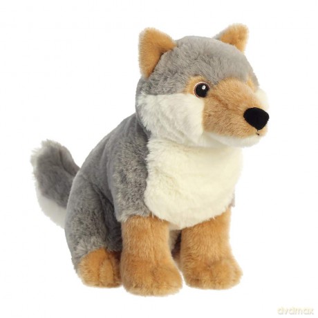 Aurora, 35006, Eco Nation, Wolf, 9.5In, Soft Toy, (Grey/White/Brown)
