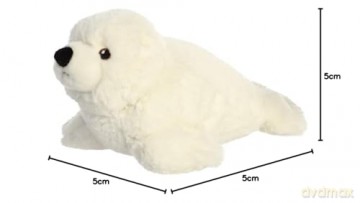 Aurora, 35014, Eco Nation, Seal, 12In, Soft Toy,White