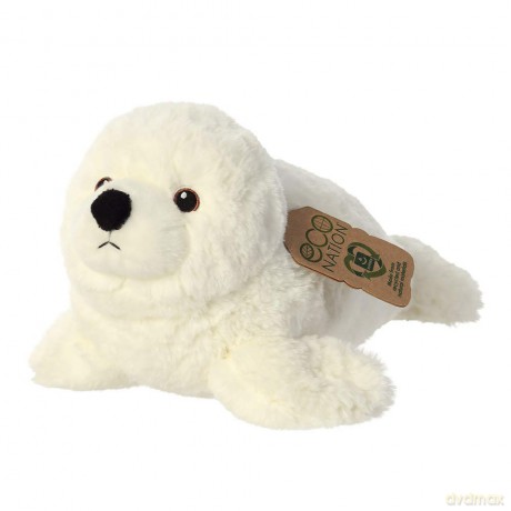 Aurora, 35014, Eco Nation, Seal, 12In, Soft Toy,White