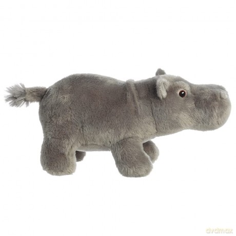 Aurora, 35034, Eco Nation Hippopotamus, 10.5In, Soft Toy, Grey