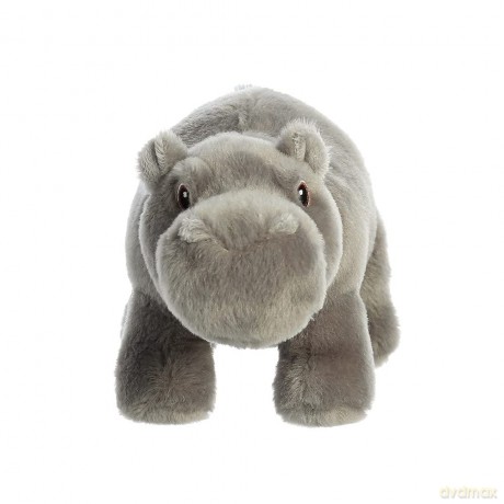 Aurora, 35034, Eco Nation Hippopotamus, 10.5In, Soft Toy, Grey