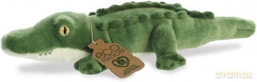 Aurora, 35036, Eco Nation Alligator, 14In, Soft Toy, Green