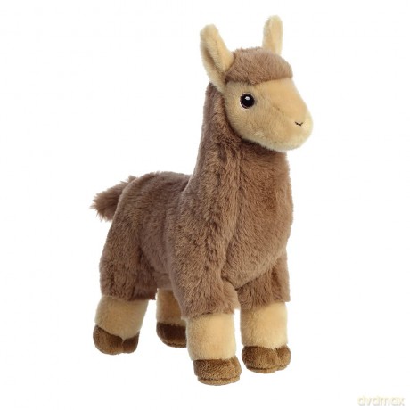 Aurora, 35038, Eco Nation Llama Tan, 11In, Soft Toy, Brown