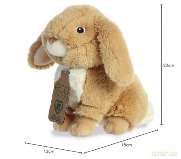 Aurora, 35042, Eco Nation Lop-Eared Rabbit Tan, 9In, Soft Toy, Brown
