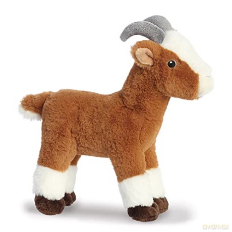 Aurora, 35052 Eco Nation Goat, 10.5In, Recycled Soft Toy, Brown
