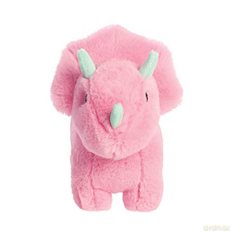 Aurora, 35057, Eco Nation Trix Triceratops Dinosaur, 8In, Soft Toy, Pink