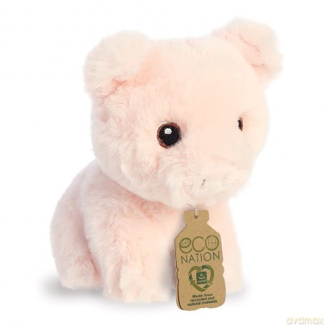 Aurora, 35075, Eco Nation Mini Pig, 5In, Soft Toy, Pink