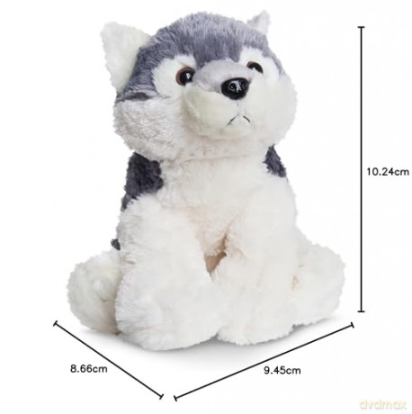 Aurora, 50412, Destination Nation Wolf, 11In, Soft Toy, (Grey, White)