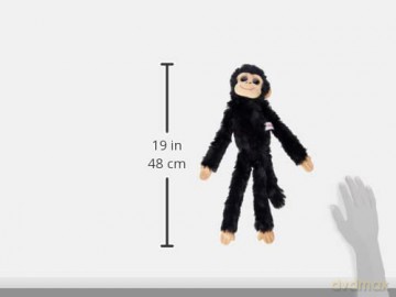 Aurora, 60291, Hanging Chimpanzee, 19In, Soft Toy, Black
