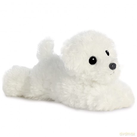 Aurora, 60466, Mini Flopsie Snowball Bichon, 8In, Soft Toy, White