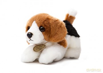 Aurora, 60523, MiYoni Tots Beagle, 8In, Soft Toy, White and Brown